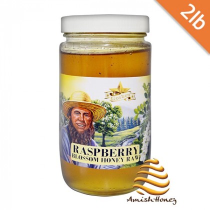 Raspberry Blossom Honey Raw 2lb